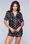 1816 Janelle Sleep Set Black
